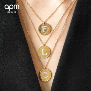 Initial C Pendant Necklace